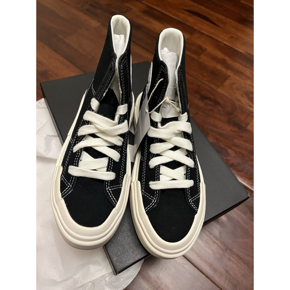 Converse Chuck Taylor Cruise Women's 6.5 Black White Platform Shoes - Picture 1 of 8